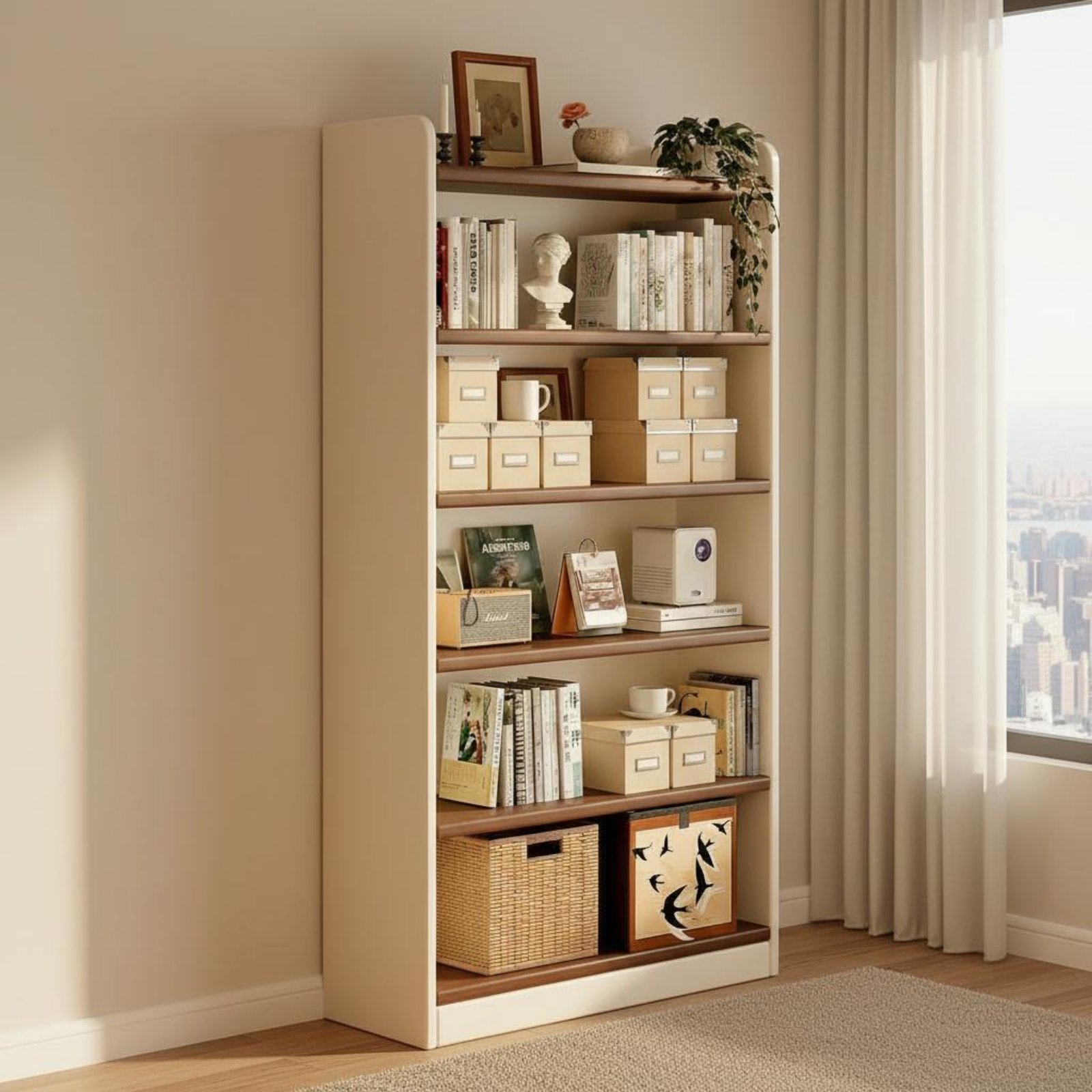 منظم كتب متعدد الطبقات بسعة كب - مراجعة Sustainable Living Homes وسعره